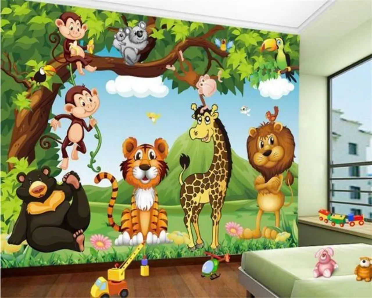 Vẽ tranh tường mầm non vui nhộn, đẹp và không tốn kém
