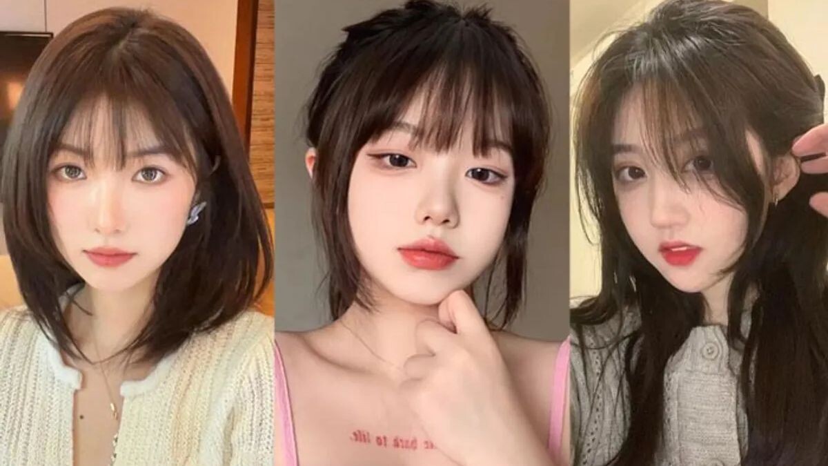 Tóc mái thưa Hàn Quốc