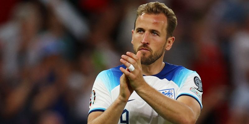 Harry Kane trong màu áo Đội tuyển Anh